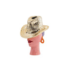 Vaas Cowboyhoed Goud 19x16x23,5 cm