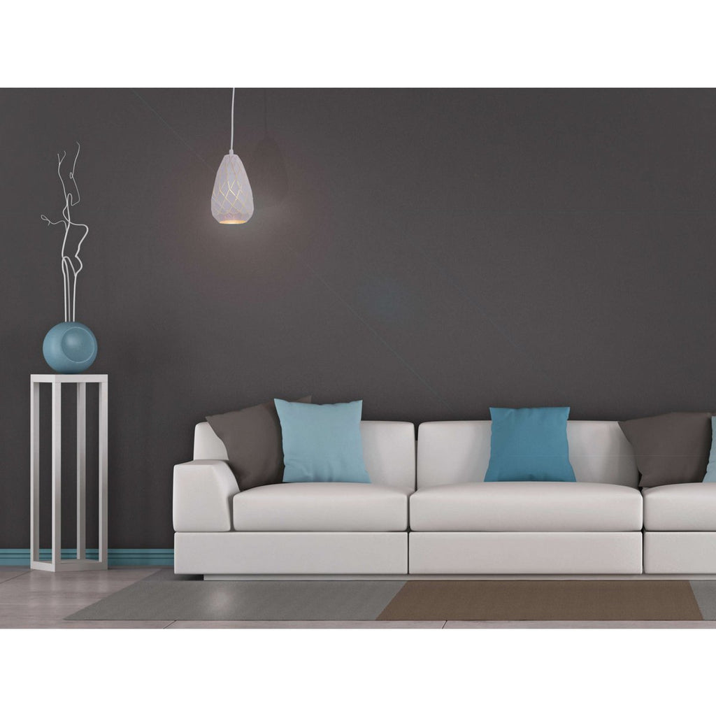Näve Alison Hanglamp Wit 15cm