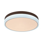 LED-plafondlicht Lola Ø50cm Bruin-Wit Dimmable