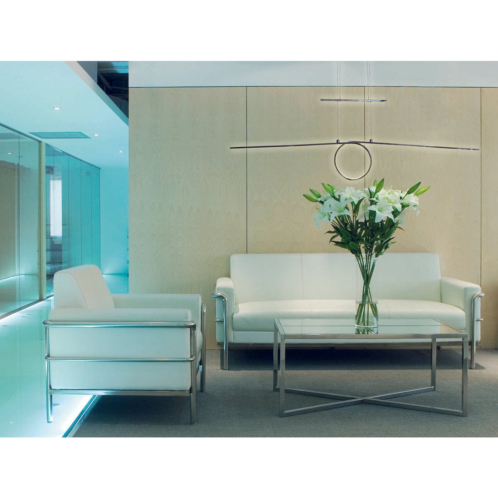 Näve Looplijn Hanglamp LED 130cm Zwart