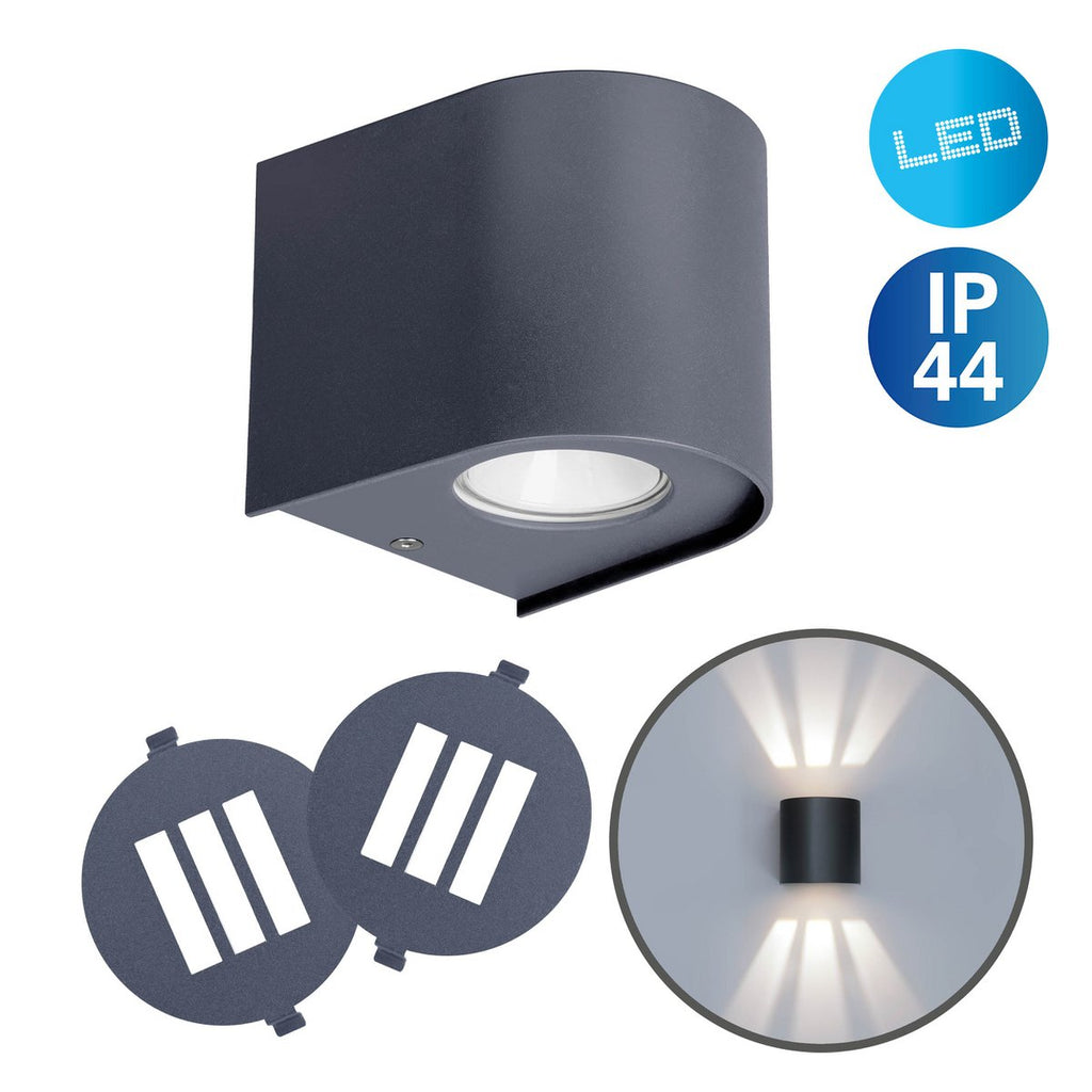 Alecto LED-lamp 10,5x11,7x10cm Zwart