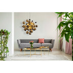 Näve Explosie Hanglamp - Goud 65cm