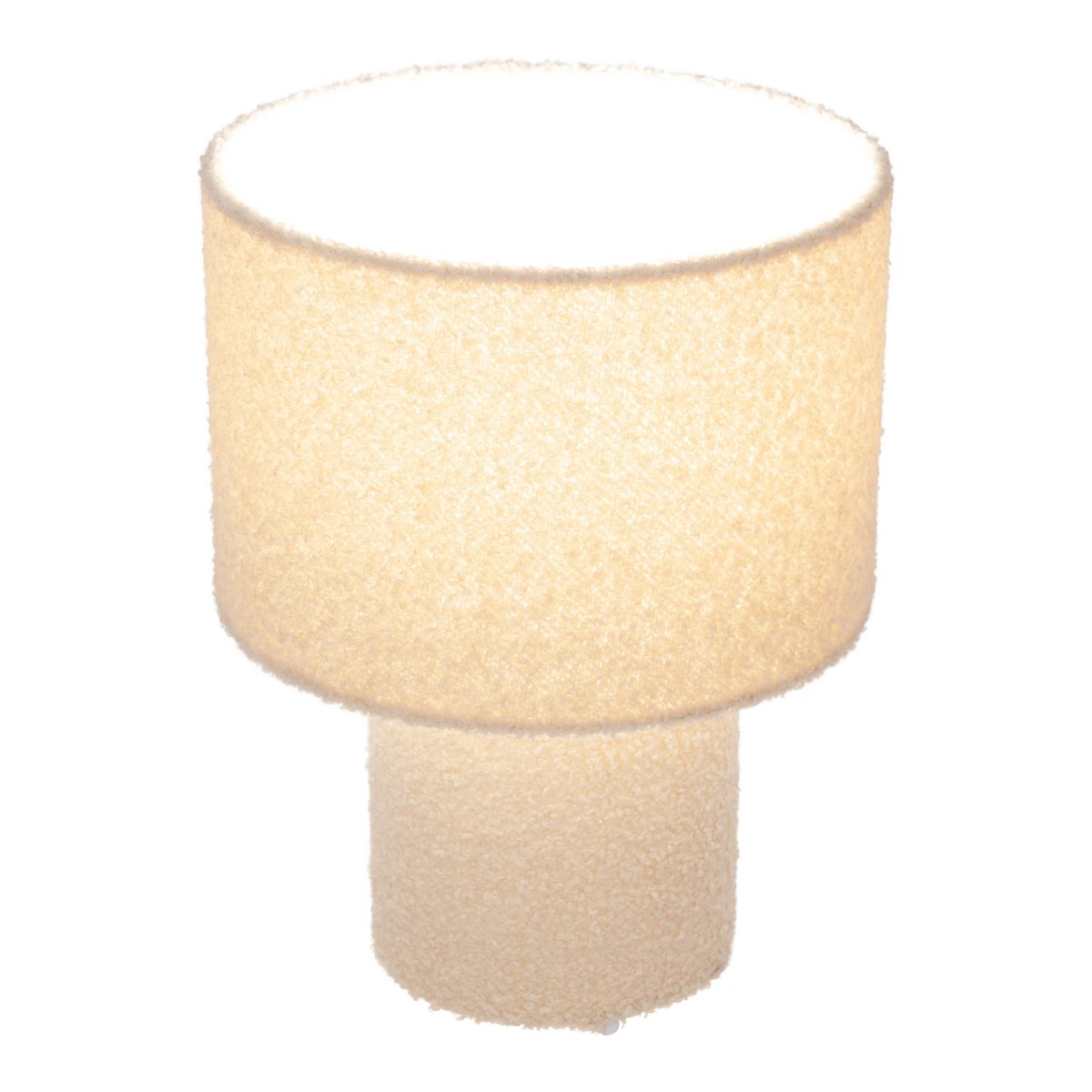 Näve Fluffy Tabellamp - Amandel 31cm