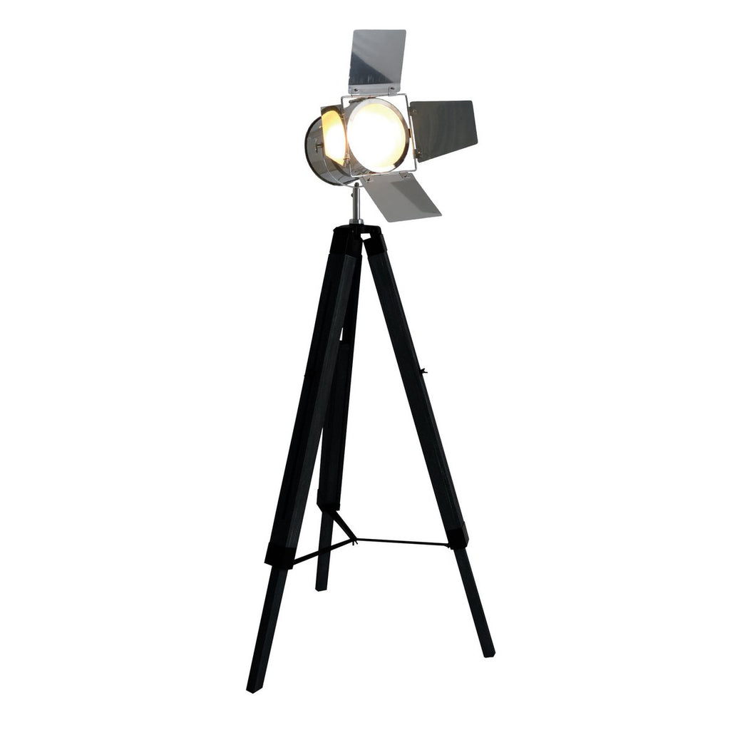 Näve Holly Driepoot Vloerlamp Zwart