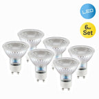 Set van 6 LED lampen GU10 5W Marla Warm Wit