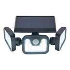 LED Solar Wandlamp Pacita - Zwart Bewegingsmelder