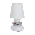 Näve Stoney Keramische Tafellamp Wit 31cm