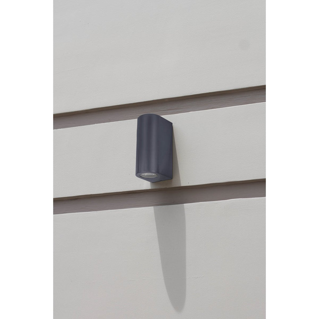Näve Alecto Buiten Wandlamp - Zwart 15,5cm
