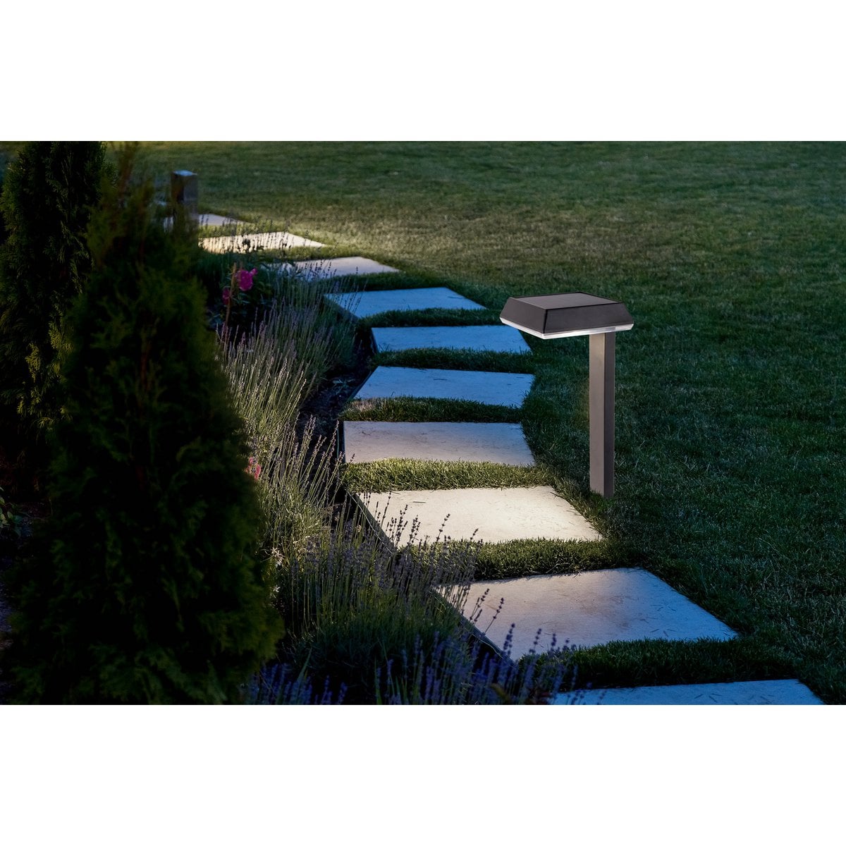 Näve Sigi Solarspies 79cm LED Zwart