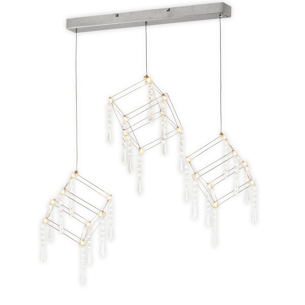 Näve Araneus LED Hanglamp Chrome 80cm