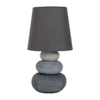 Näve Stoney Keramische Tafellamp Grijs 31cm