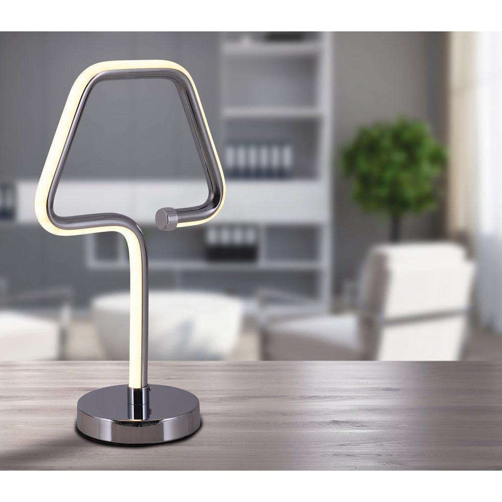 LED Tafellamp Loop Line 30cm Chroom Näve