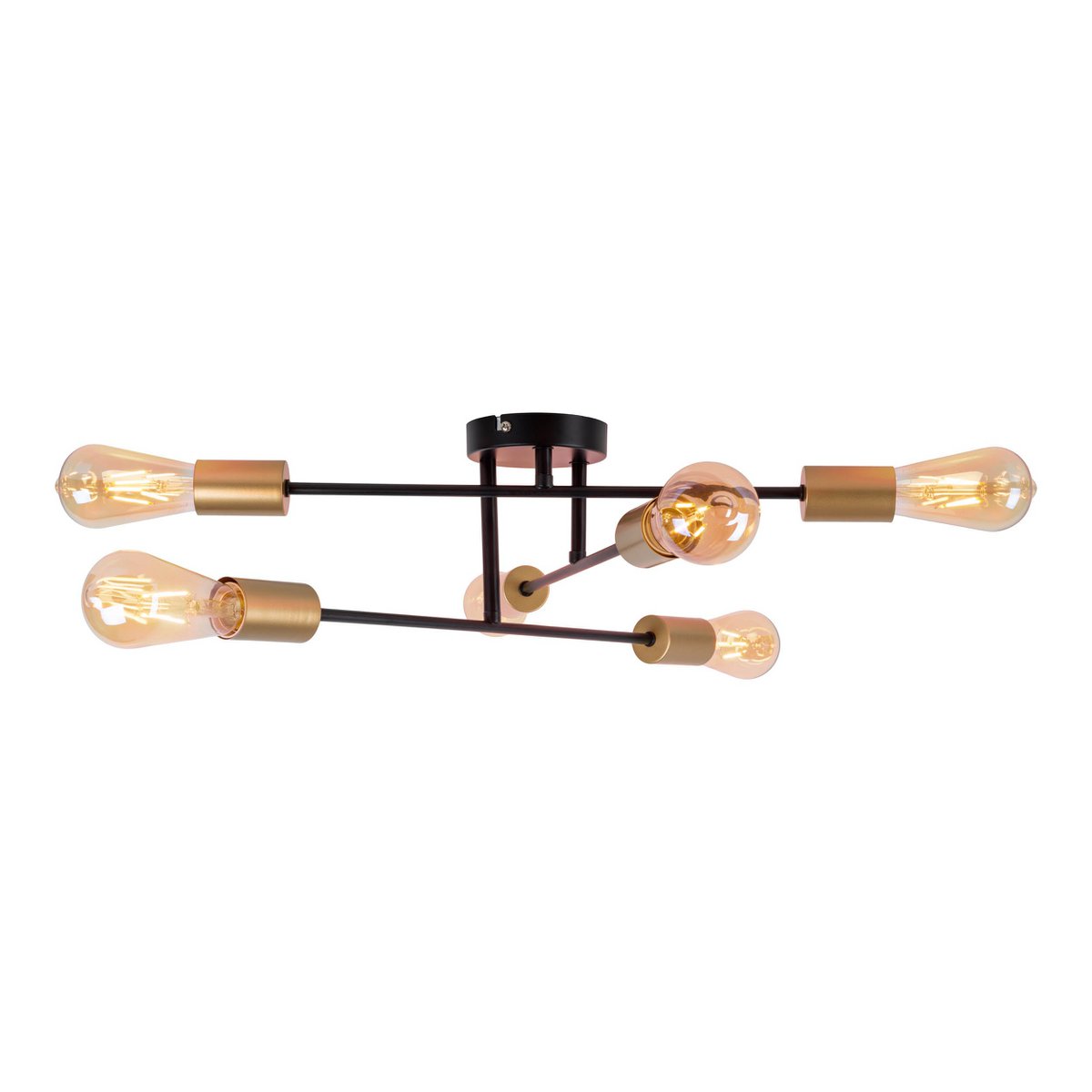 Näve Modo Plafondlamp 6-vlam Zwart 54,5cm