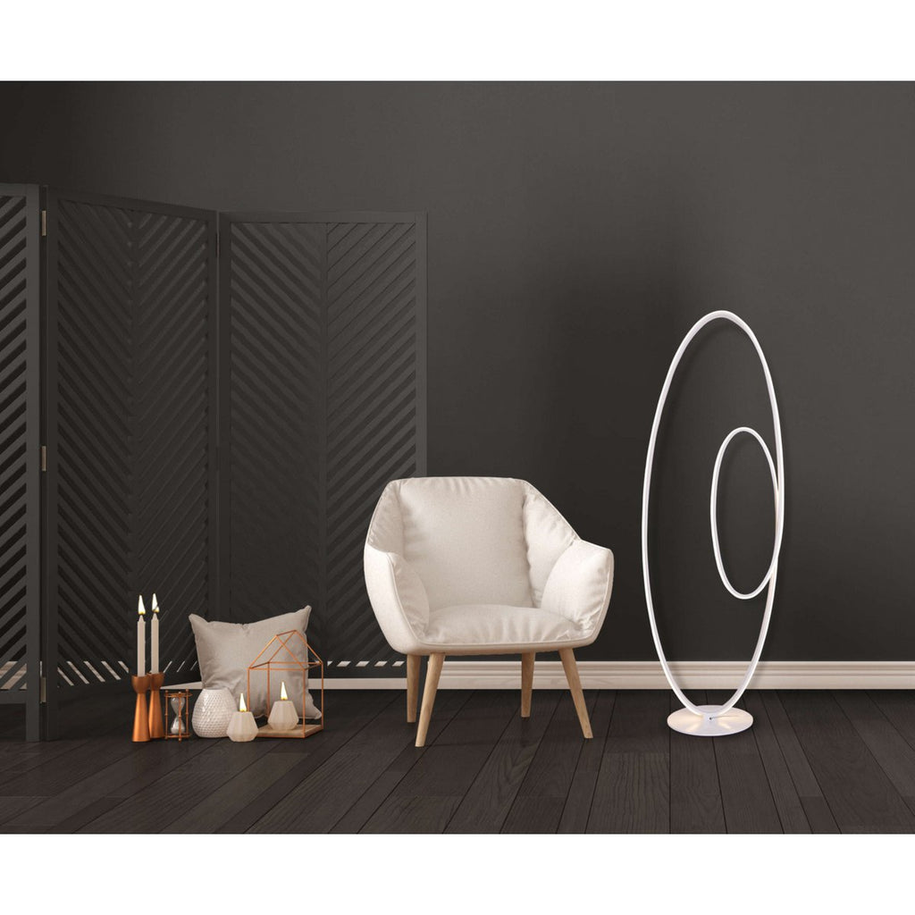 Näve Odrive LED Vloerlamp 120cm Wit