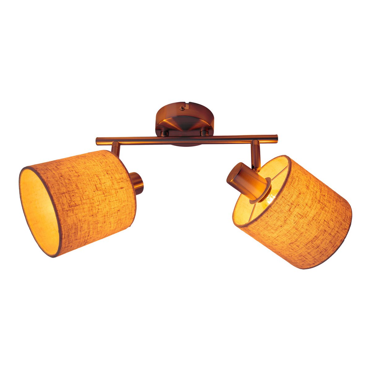 Näve Maron Muur- en Plafondlamp - Nikkel 46cm