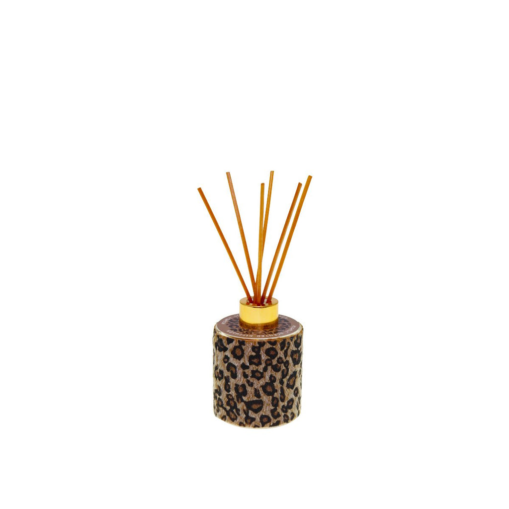 Luipaardglas diffuser 120 ml - bruin, aulica
