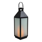 LED Decol Light "Doris" gemaakt van plastic en glas in zwart, geïntegreerde LED, voor binnen