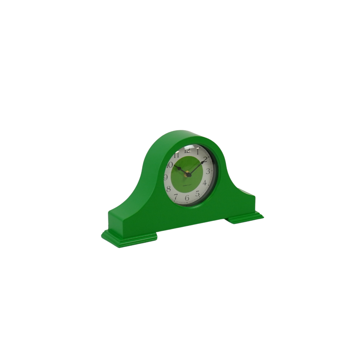Klok - Housevitamin mantelklok - groen - 36x8,5x20 cm