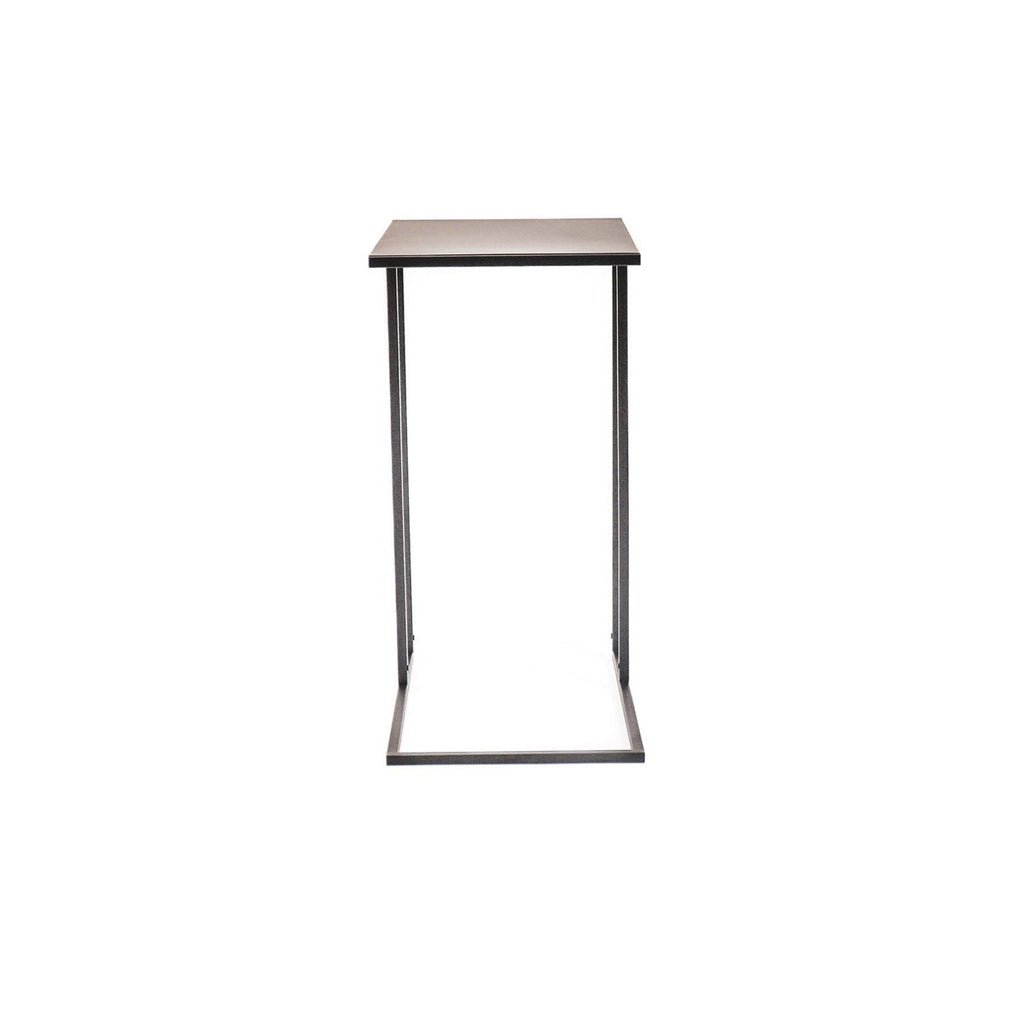 Metaal bijzettafel Zwart - 45x30x60cm