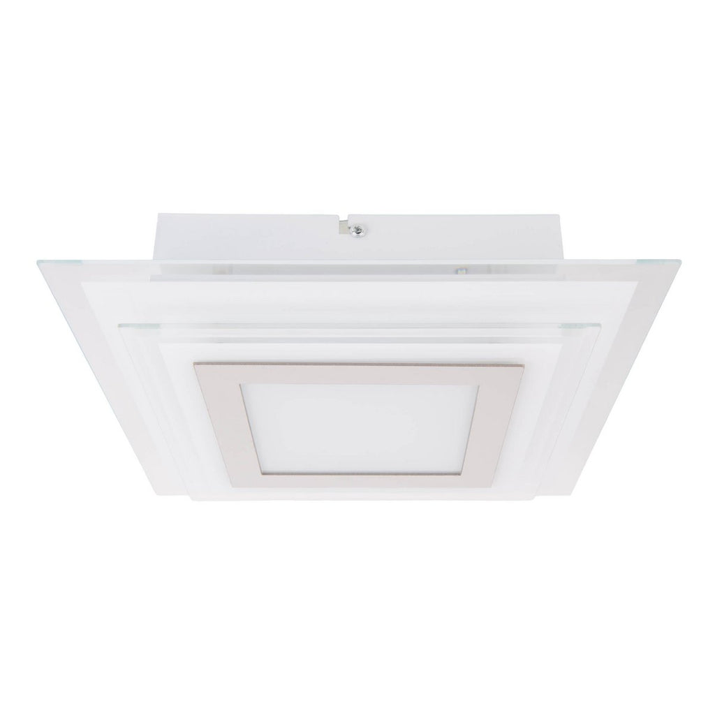 LED Plafondlamp Lucca 28cm - Näve Zilver