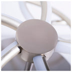 LED-plafondlamp Rizado Ø57cm Näve - Nikkel