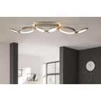 LED Plafondlamp Stelari 100cm - Wit Metaal