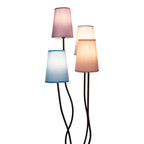 Näve Boho Stehlampe 4-flammig 140cm Textil