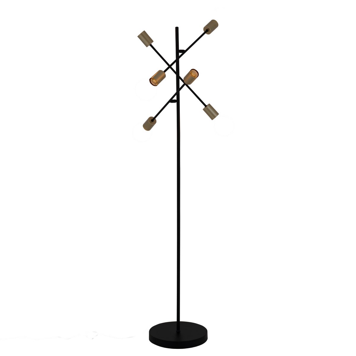 Näve Modo Staande Lamp Zwart 150cm E27