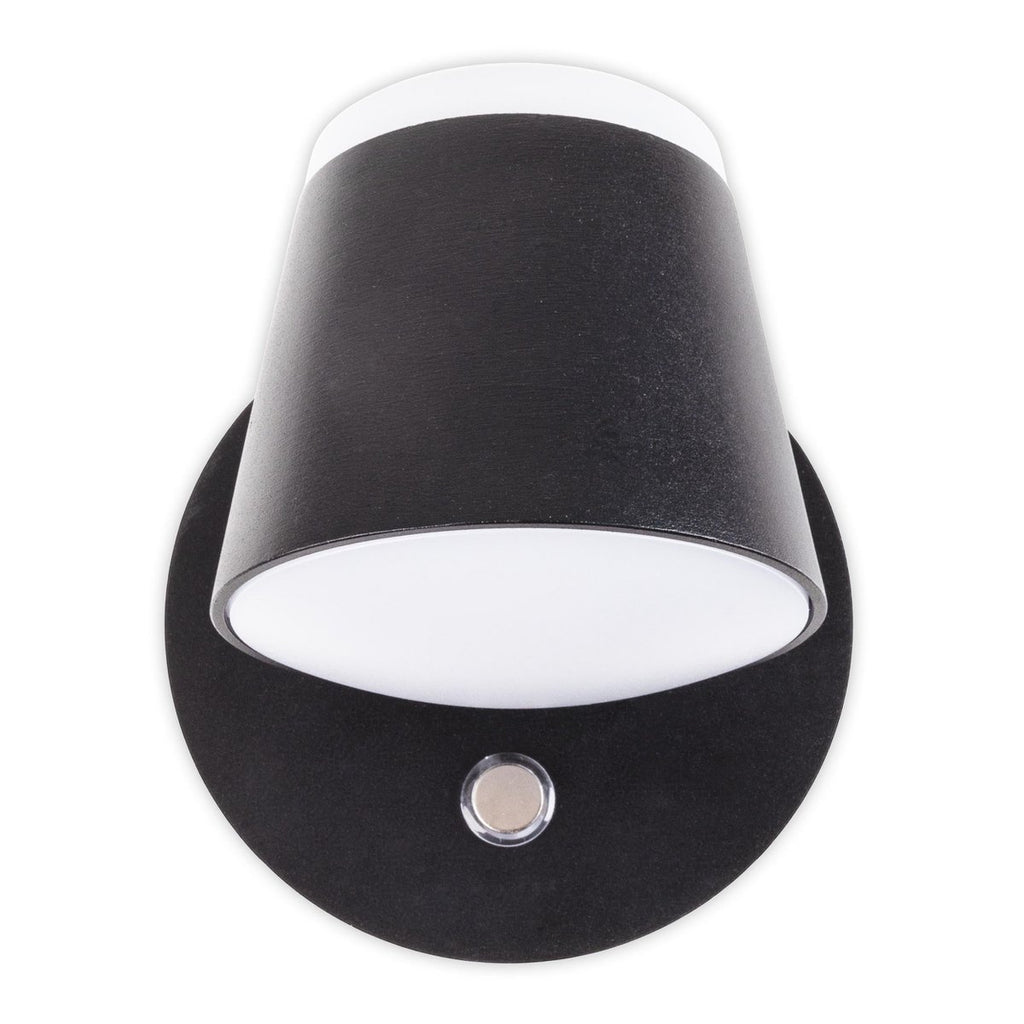 Näve Tondo Magnetisch Wandlicht - Black