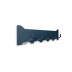 Gorillz Triangle Five wandkapstok - industrieel ontwerp, 5 haken, blauw