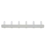 Gorillz Wandkapstok - Wit met 12 Haken, 48cm Breedte