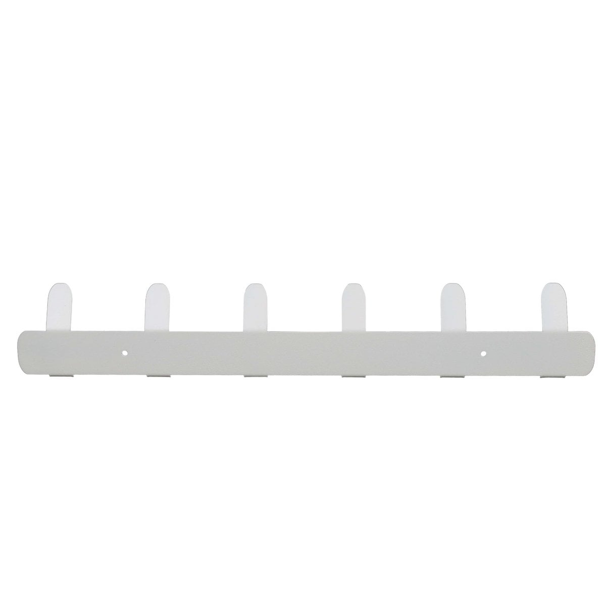 Gorillz Wandkapstok - Wit met 12 Haken, 48cm Breedte
