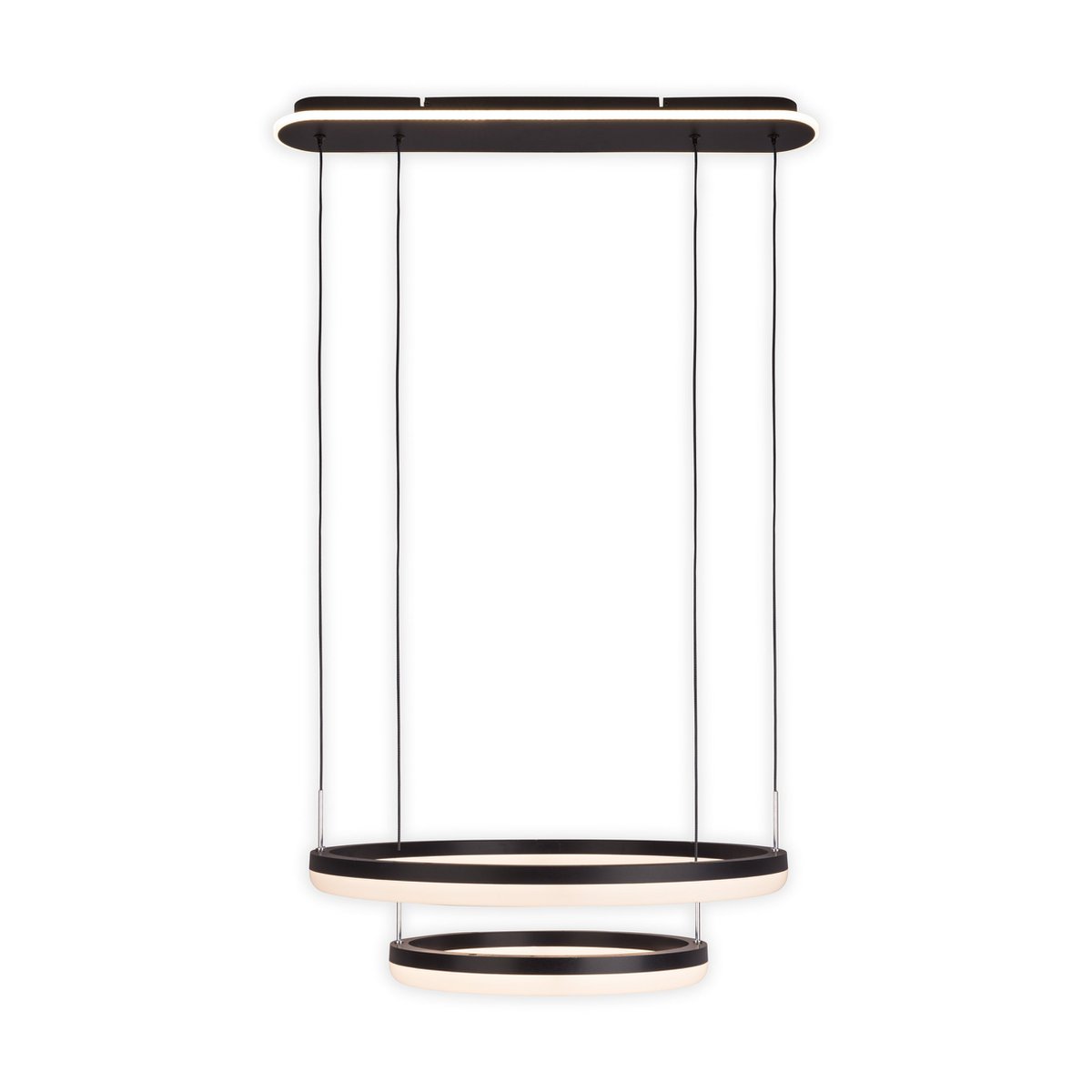 Näve Circulo LED CCT Hanglamp - Zwart 60cm