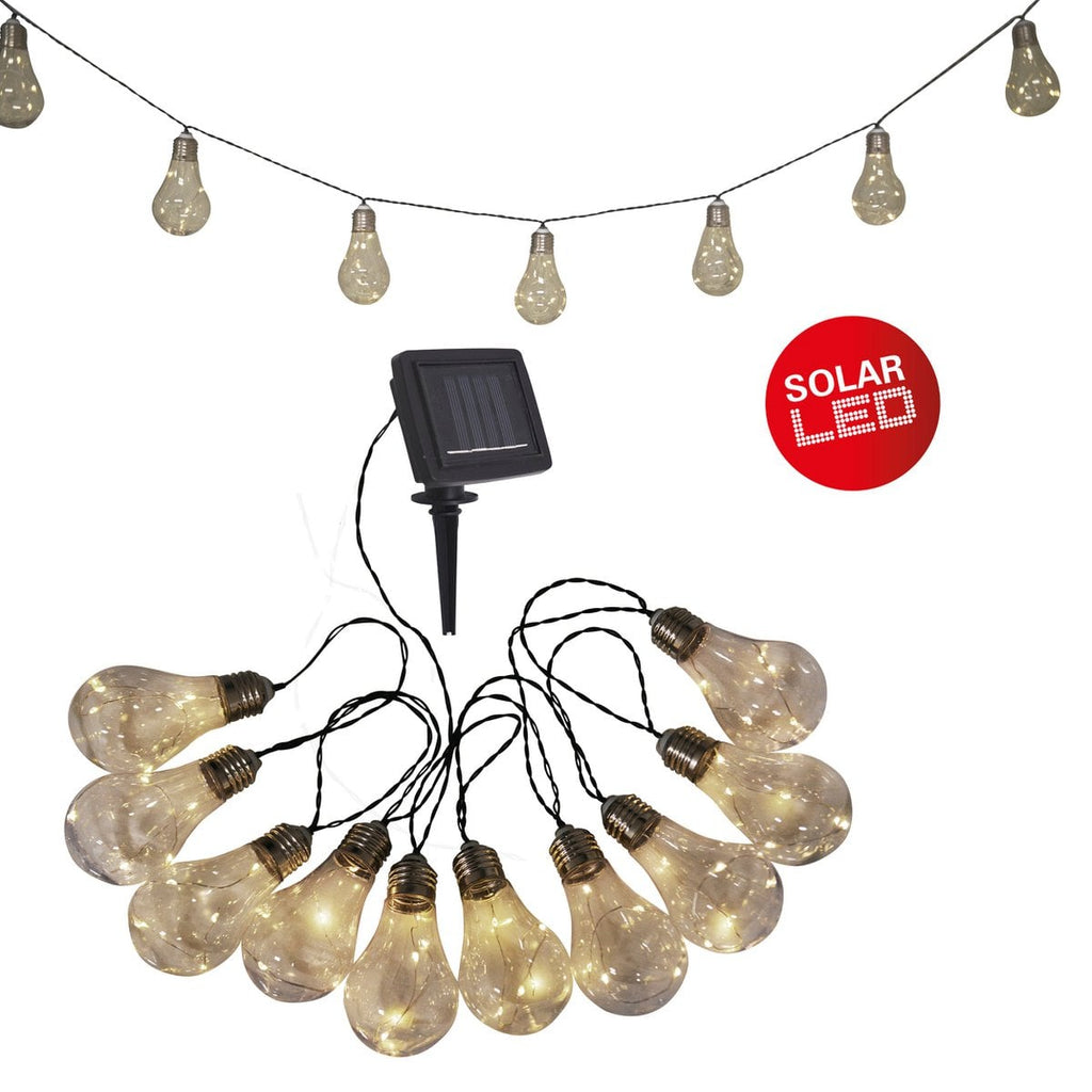 Näve LED Zonneketen - Transparant 300cm