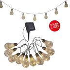 Näve LED Zonneketen - Transparant 300cm