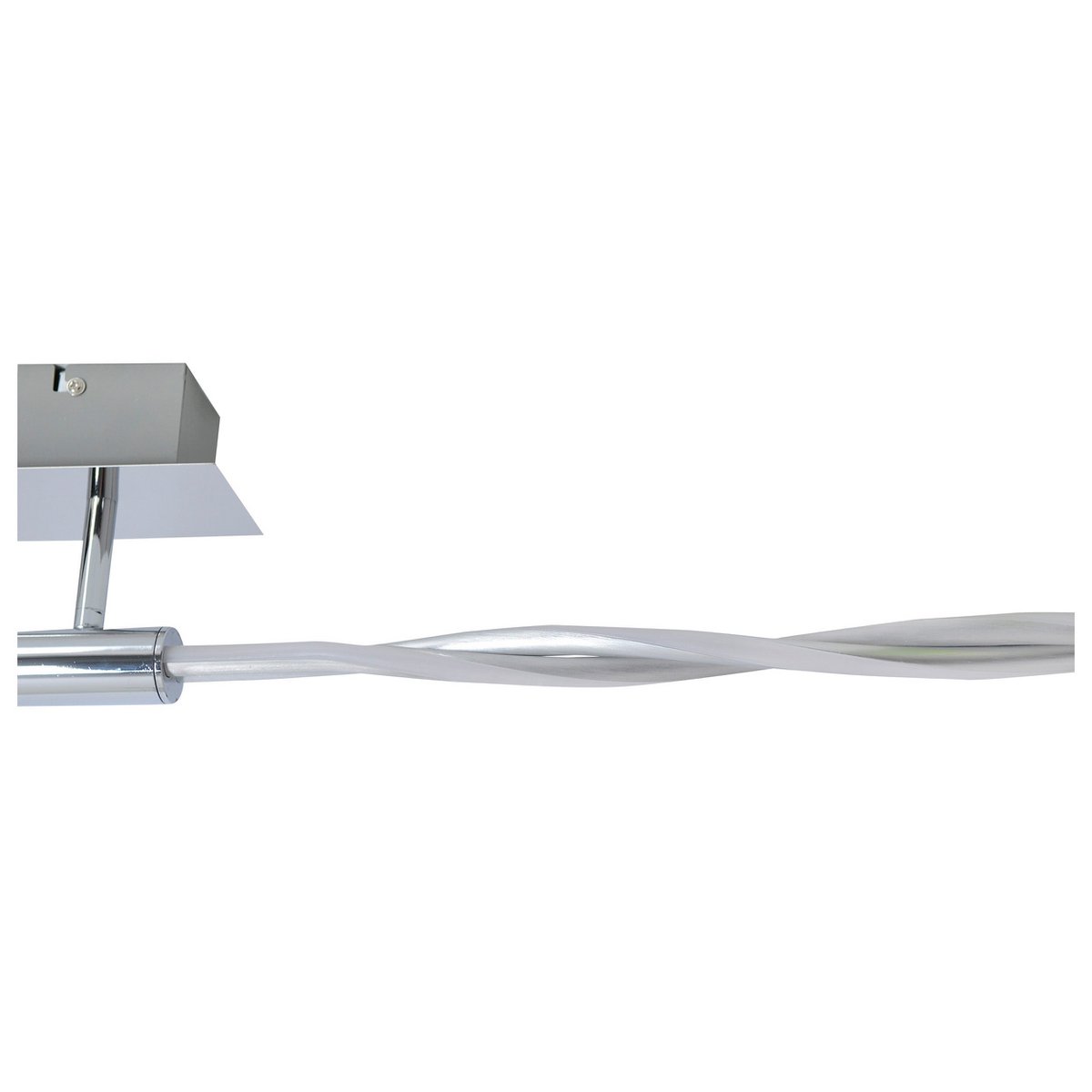 LED plafondlamp Twist 149cm Zilver