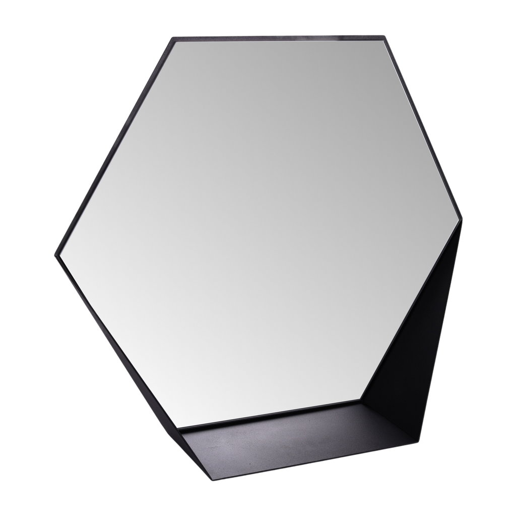 Gorillz Hive Hexagon Wandspiegel 60x52cm Zwart