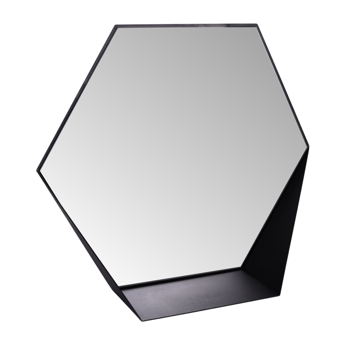 Gorillz Hive Hexagon Wandspiegel 60x52cm Zwart