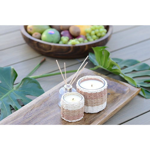Glazen diffuser bruin-geel musk 100ml