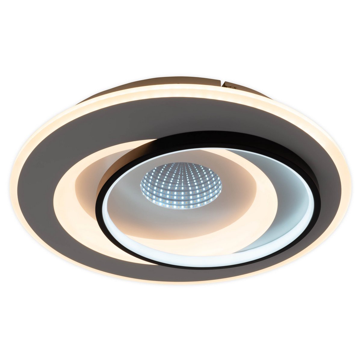 LED Plafondlamp 3D Näve Leuchten, Ø49cm Dimbaar