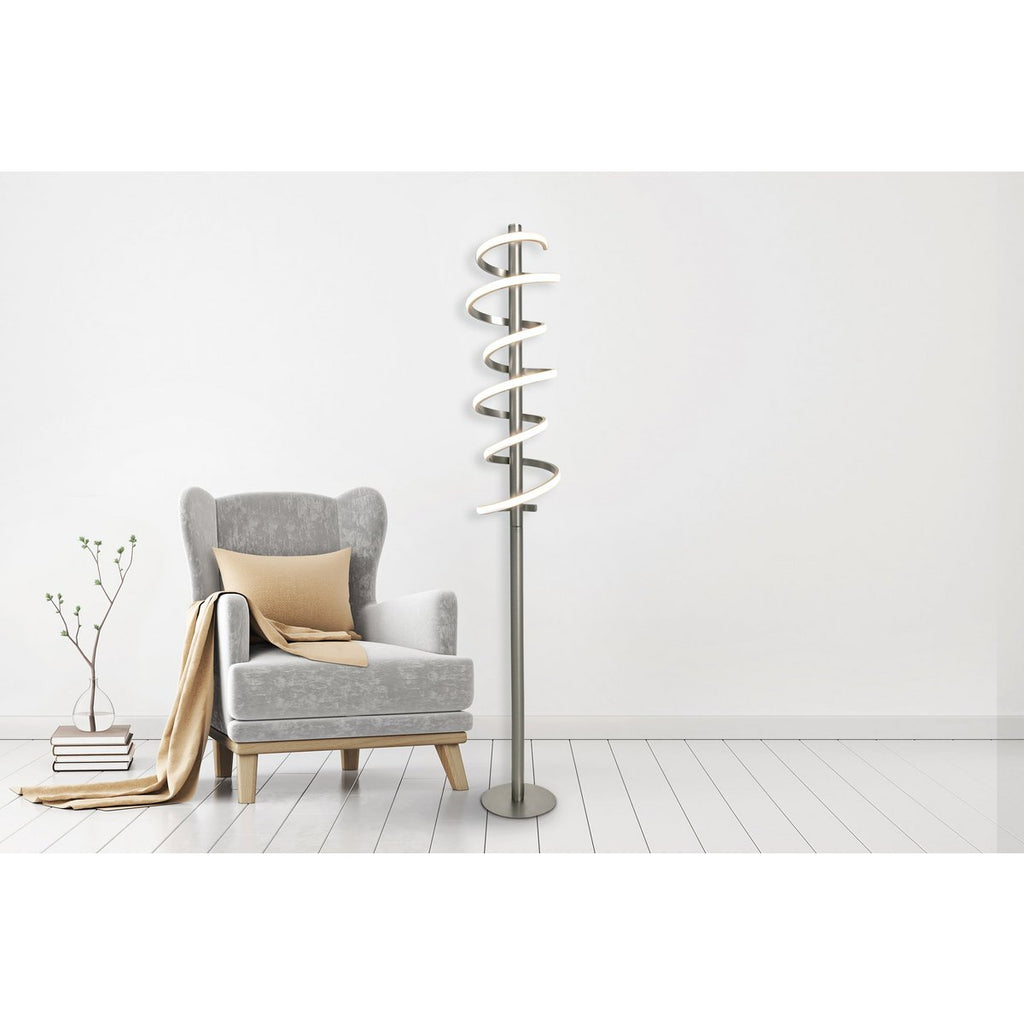 Näve Belleza LED Staande Lamp 140cm Nikkel Mat