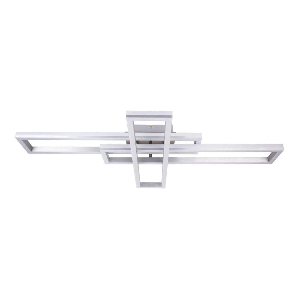 LED CCT-plafondlamp + RGB-backlight "Bantry" met veel functies, 95 cm lang, inclusief afstandsbediening
