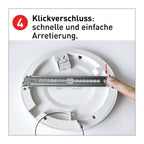 Näve Bonus LED-plafondlamp Ø16,5cm Wit CCT