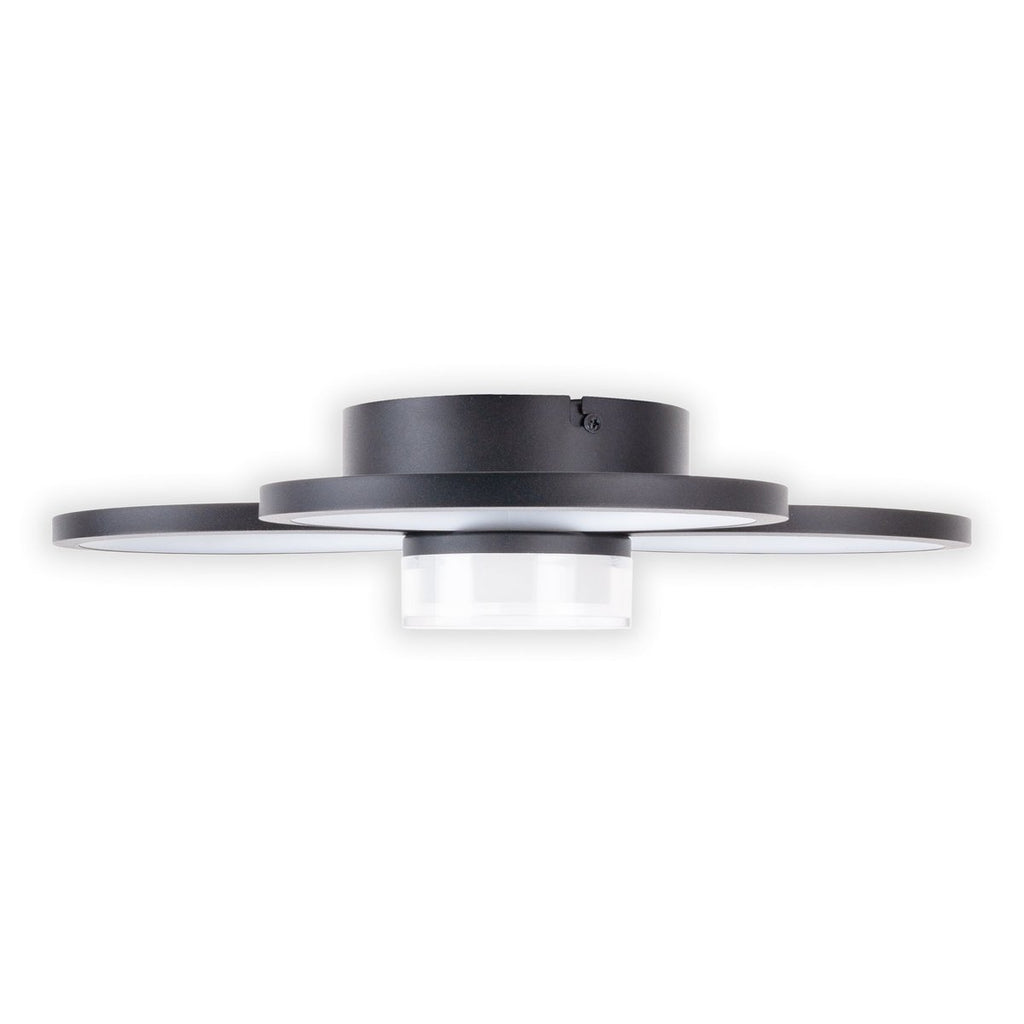 CIMO LED Plafondlamp - Zwart 43.6cm 3100lm