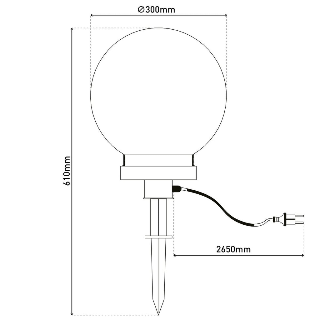 Näve Leuchten Hanglamp Bal 30cm Modern Design