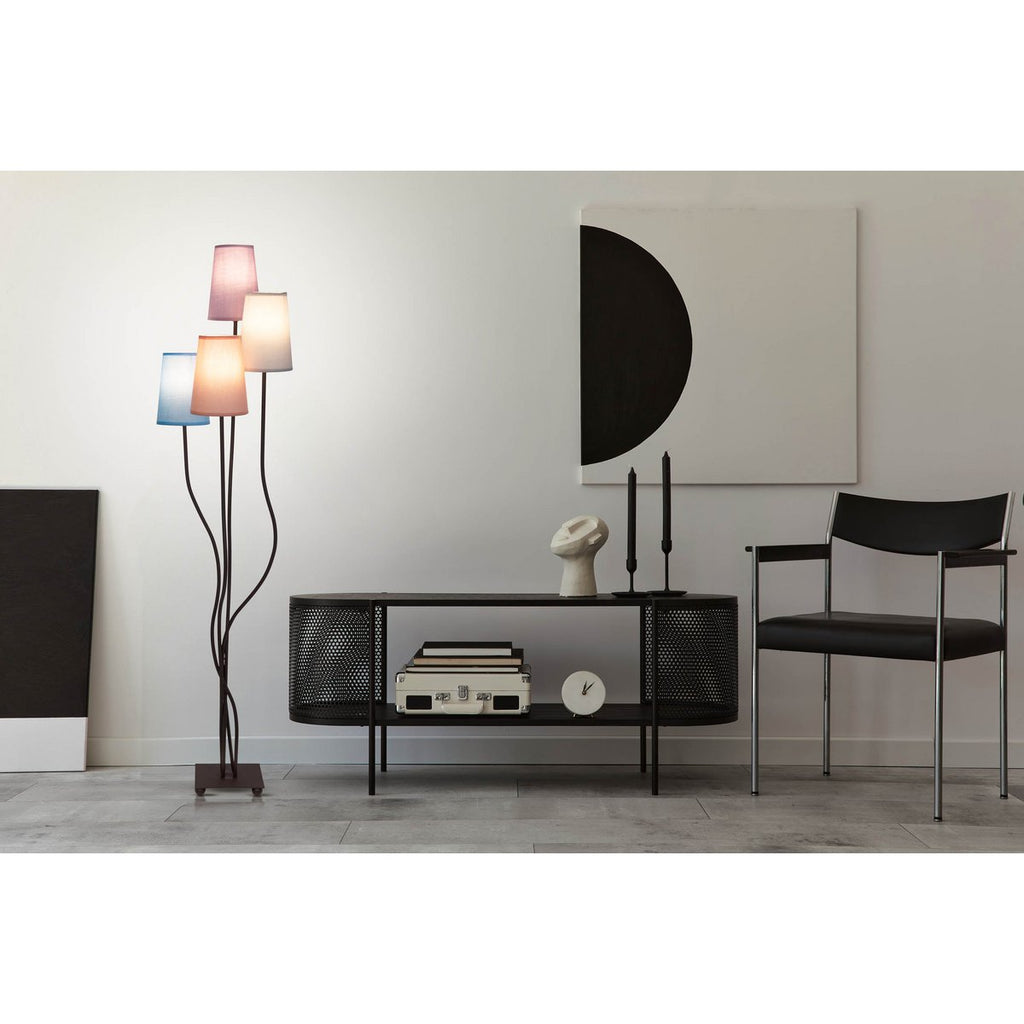 Näve Boho Stehlampe 4-flammig 140cm Textil