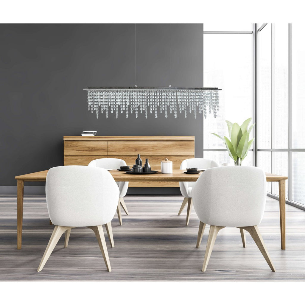 LED Hanglamp Diamanten Näve - Kristalglas Chroom