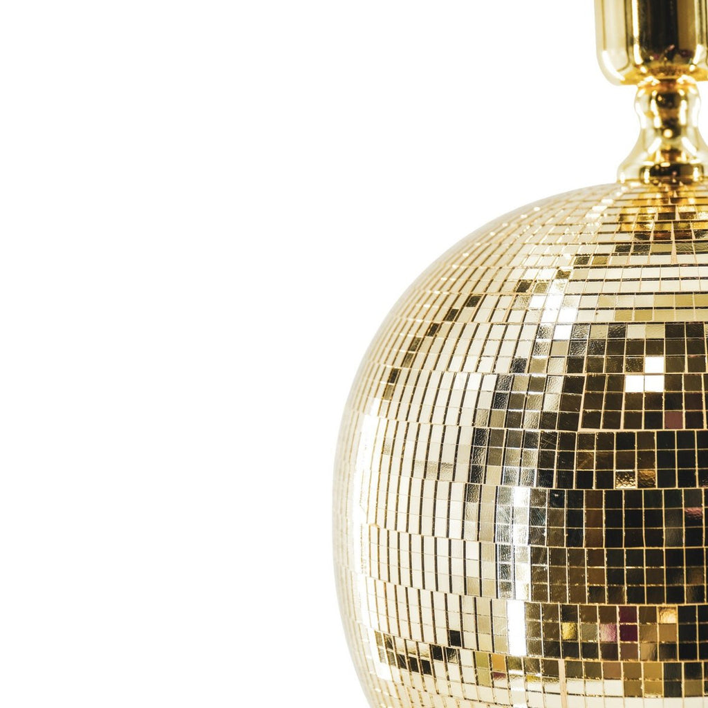 Disco Ball Glas Lamp Goud 20x20x20cm Housevitamin