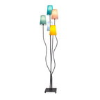 Blauwe Näve Leuchten staande lamp 166cm - Design metalen paraplu's