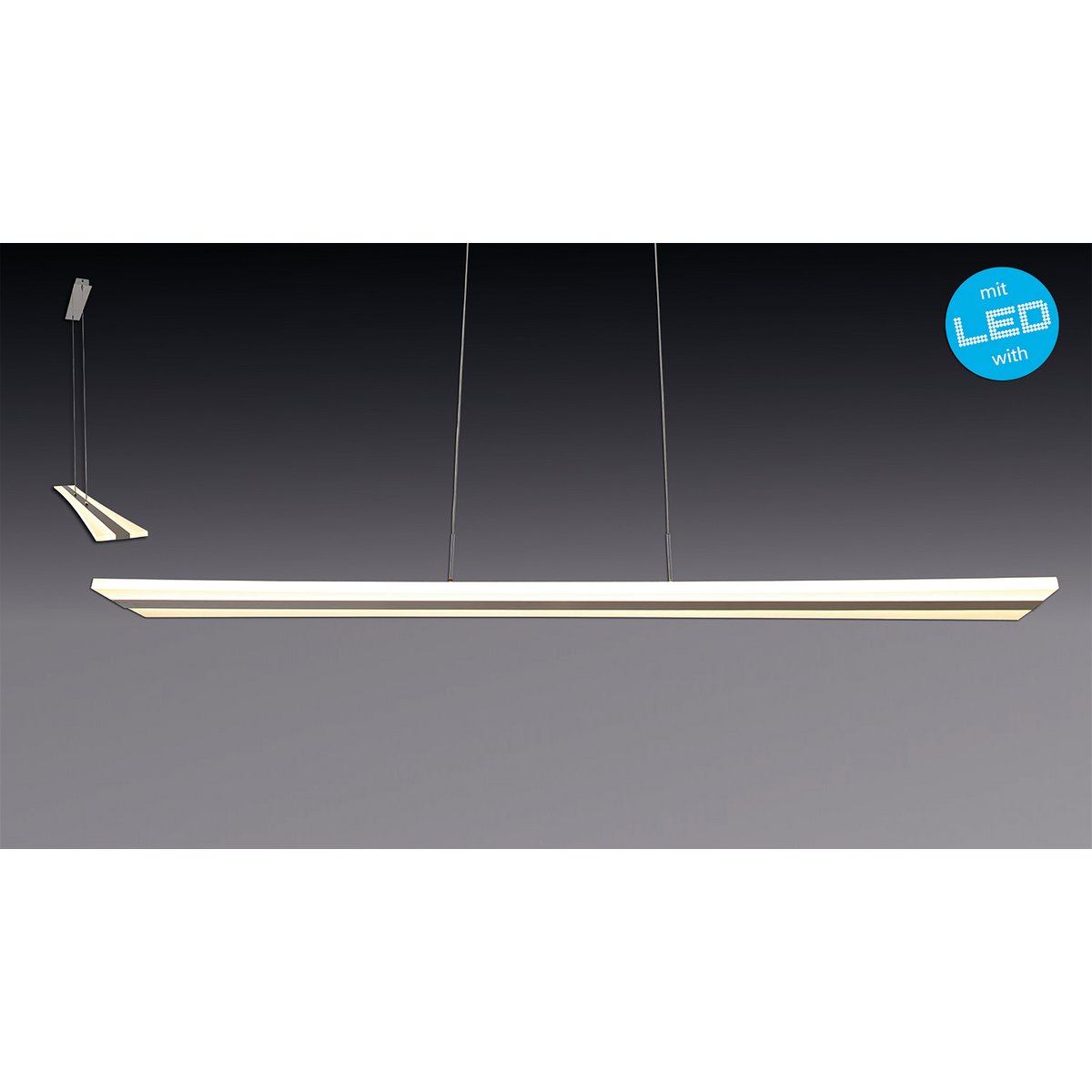 LED Hanglamp Tiara - 100cm Warm Wit